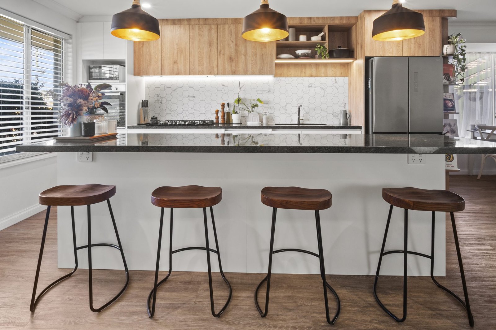 Island and breakfast bar in Greenwood