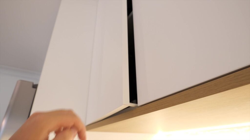 The hidden batten door, ajar