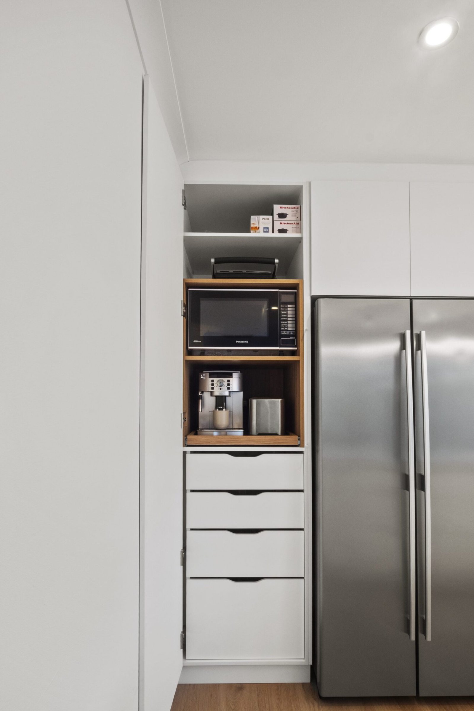 Inner drawers in a South Guildford pantry